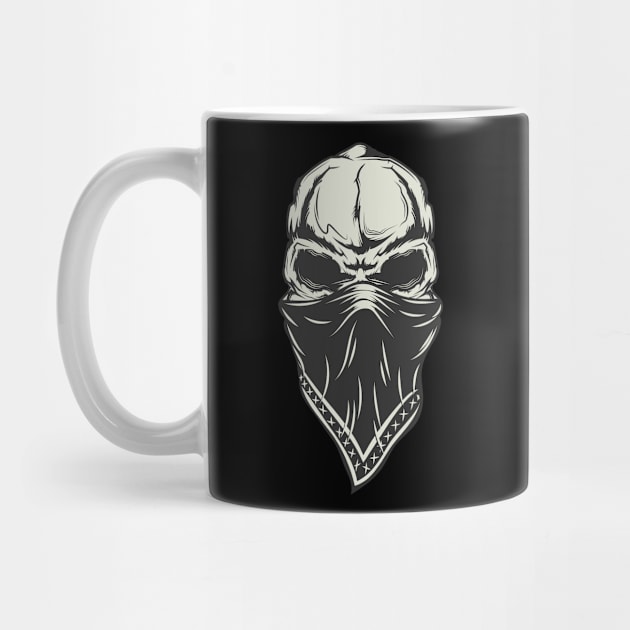 skull masked by ShirtyLife